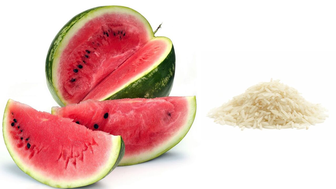 dieta de arroz de melancia