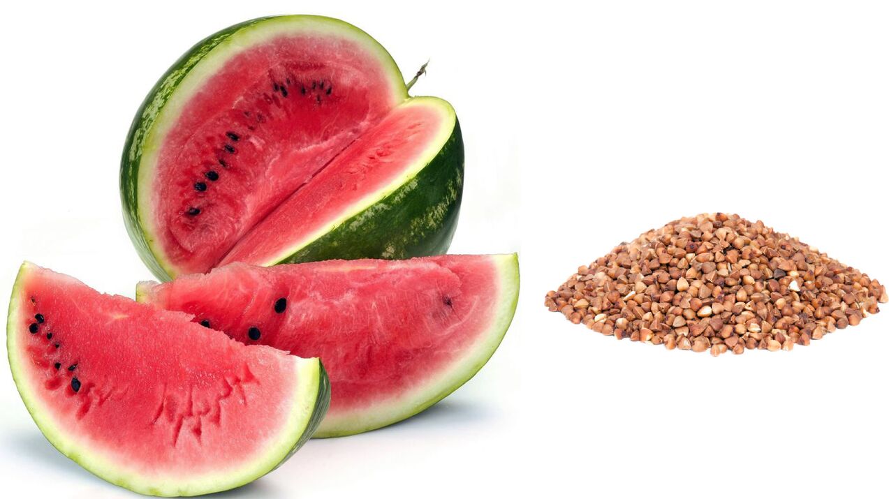 dieta de melancia e trigo sarraceno para perda de peso