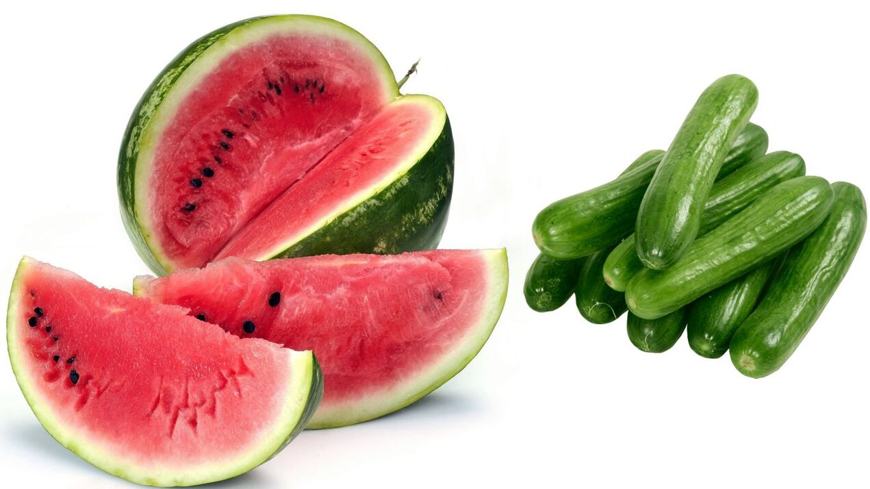 dieta de pepino melancia